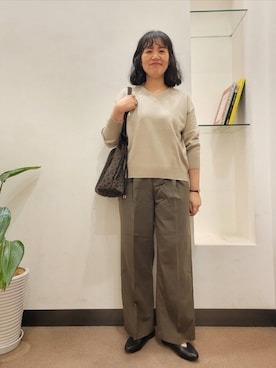 浪口　絵美さん（レディース・164cm）の秋コーディネート