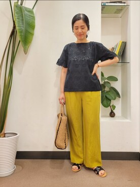 浪口 絵美さん(レディース・164cm)の夏コーディネート