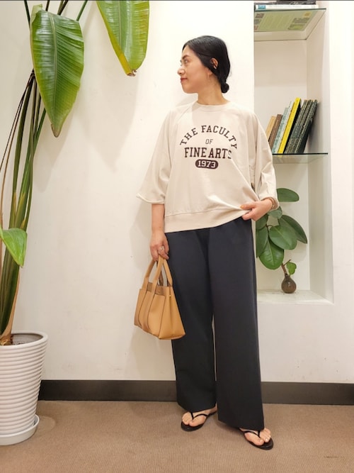 セール】ミニ裏毛BIGスリーブロゴプルオーバー（Tシャツ