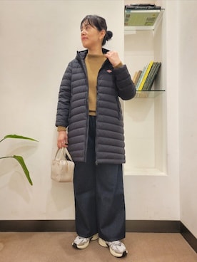 「URBAN RESEARCH DOORS WOMENS」｜「アイテム（ジャケット/アウター）」を使った、浪口　絵美さん（レディース・164cm）の冬コーディネート