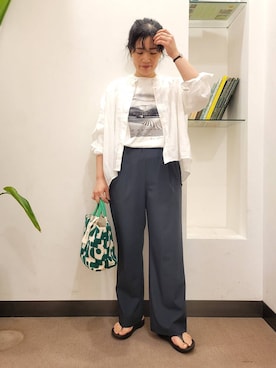 「URTECH」｜emiinamiiさん（レディース・164cm）の春コーディネート