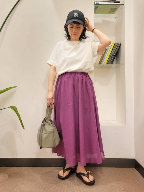 『UR TECH』コットンロールスリーブプルオーバー