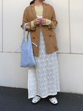 asukaさん（レディース・156cm）の春コーディネート