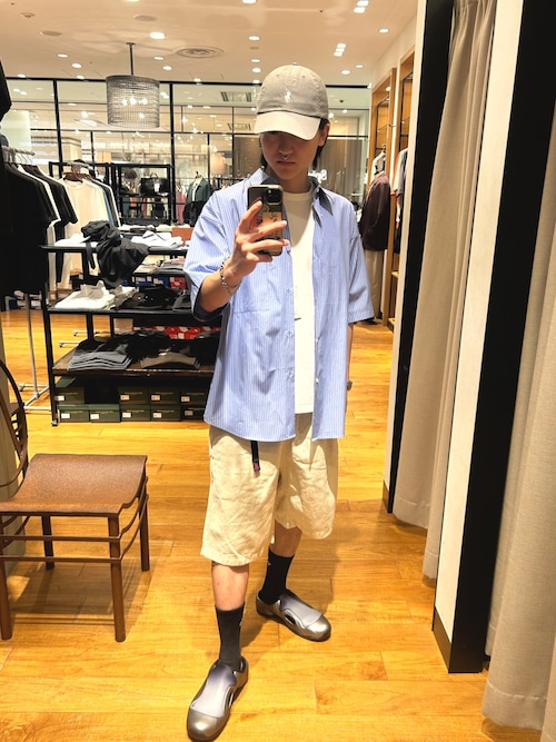 THOMAS MASON SHORT-SLEEVE OVER SHIRTS（シャツ/ブラウス）｜THOMAS