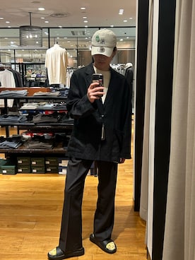 「LACOSTE（ラコステ）のアイテム」を使った、mahiroさん（メンズ・167cm）の春コーディネート