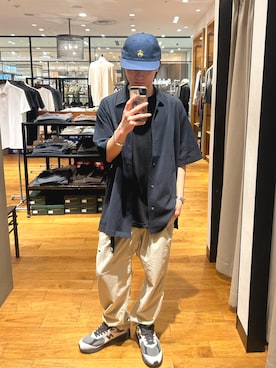 「LACOSTE（ラコステ）のアイテム」を使った、mahiroさん（メンズ・167cm）の春コーディネート