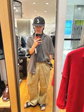 「URBAN RESEARCH（アーバンリサーチ）のアイテム（Tシャツ/カットソー）」を使った、mahiroさん（メンズ・167cm）の夏コーディネート