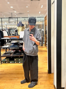 「crepuscule（クレプスキュール）のアイテム」を使った、mahiroさん（メンズ・167cm）の春コーディネート