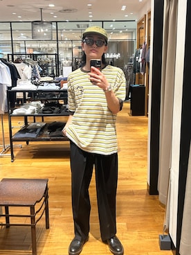 「LOTTO（ロット）のアイテム」を使った、mahiroさん（メンズ・167cm）の夏コーディネート
