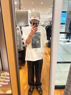 「LOTTO（ロット）のアイテム」を使った、mahiroさん（メンズ・167cm）の夏コーディネート