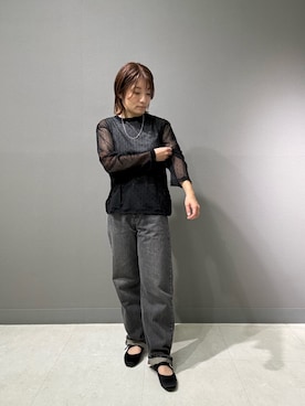 「Lee（リー）のアイテム」を使った、kobayashimarikoさん（レディース・153cm）の夏コーディネート