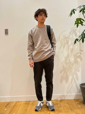 「YAKPAK（ヤックパック）のアイテム（バックパック/リュック）」を使った、teeさん（メンズ・175cm）の夏コーディネート