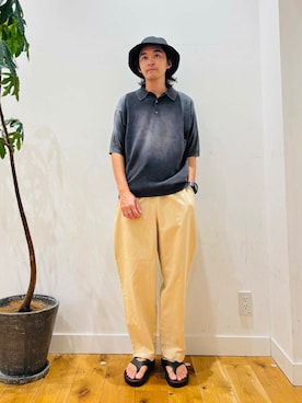 「URBAN RESEARCH（アーバンリサーチ）のアイテム（ハット）」を使った、takuさん（メンズ・175cm）の夏コーディネート