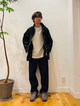 「アイテム（その他アウター）」を使った、MATSUMOTOさん（メンズ・175cm）の冬コーディネート