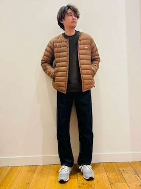 「寒い」｜「アイテム（その他アウター）」を使った、takuさん（メンズ・175cm）の冬コーディネート