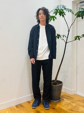 「アイテム（テーラードジャケット）」を使った、teeさん（メンズ・175cm）の秋コーディネート