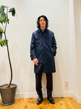 「アイテム（スーツパンツ）」を使った、teeさん（メンズ・175cm）の秋コーディネート