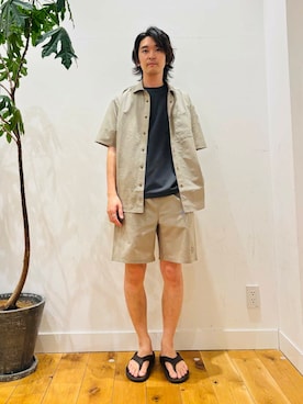 「夏セットアップ」｜MATSUMOTOさん（メンズ・175cm）の夏コーディネート