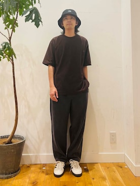 「ここでしか手に入らない別注アイテム」｜MATSUMOTOさん（メンズ・175cm）の夏コーディネート