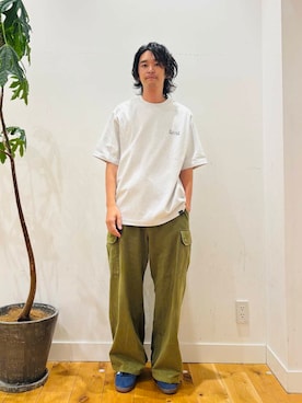 「ここでしか手に入らない別注アイテム」｜MATSUMOTOさん（メンズ・175cm）の夏コーディネート