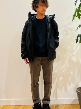 「運動会コーデ」｜「アイテム（スウェット）」を使った、teeさん（メンズ・175cm）の秋コーディネート