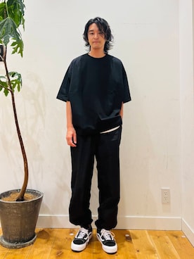 「アイテム（タンクトップ）」を使った、MATSUMOTOさん（メンズ・175cm）の夏コーディネート