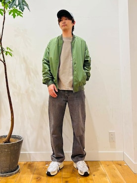 「URBAN RESEARCH Sonny Label（アーバンリサーチサニーレーベル）のアイテム（ジャケット/アウター）」を使った、MATSUMOTOさん（メンズ・175cm）の春コーディネート