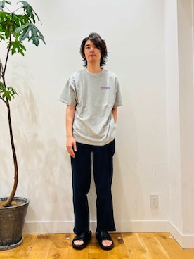 「URBAN RESEARCH Sonny Label（アーバンリサーチサニーレーベル）のアイテム（パンツ）」を使った、MATSUMOTOさん（メンズ・175cm）の夏コーディネート