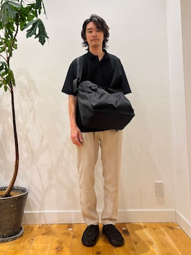 「Gramicci（グラミチ）のアイテム（パンツ）」を使った、teeさん（メンズ・175cm）の夏コーディネート