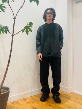 「アイテム（メガネ）」を使った、teeさん（メンズ・175cm）の秋コーディネート