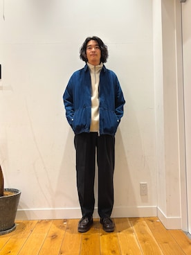 「XOLO（ショロ）のアイテム」を使った、takuさん（メンズ・175cm）の冬コーディネート