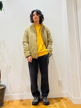 「MERRELL（メレル）のアイテム」を使った、takuさん（メンズ・175cm）の秋コーディネート
