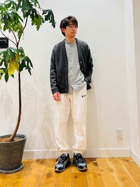 「HARIO Lampwork Factory（ハリオランプワークファクトリー）のアイテム」を使った、takuさん（メンズ・175cm）の冬コーディネート