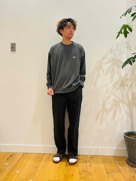 「アイテム（スウェット）」を使った、teeさん（メンズ・175cm）の夏コーディネート