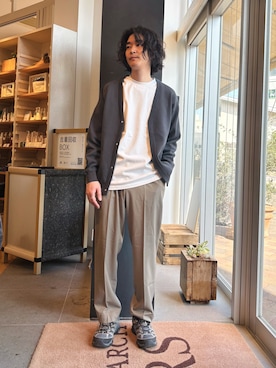 「MERRELL（メレル）のアイテム」を使った、takuさん（メンズ・175cm）の冬コーディネート