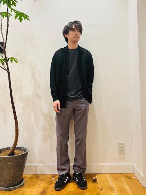 【ブラック（01）】コットンシアーロングスリーブカットソー/イージーケア セール】『イージーケア』ポンチ ロングスリーブ Tシャツ（Tシャツ