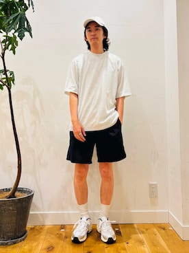 「NIKE（ナイキ）のアイテム」を使った、MATSUMOTOさん（メンズ・175cm）の夏コーディネート