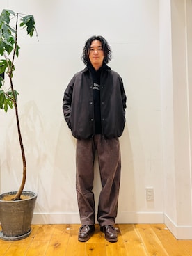 「New Balance」｜「アイテム（ブルゾン）」を使った、takuさん（メンズ・175cm）の秋コーディネート