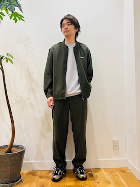 「URBAN RESEARCH（アーバンリサーチ）のアイテム（ブルゾン）」を使った、MATSUMOTOさん（メンズ・175cm）の春コーディネート