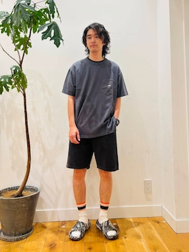 「MERRELL（メレル）のアイテム」を使った、MATSUMOTOさん（メンズ・175cm）の夏コーディネート