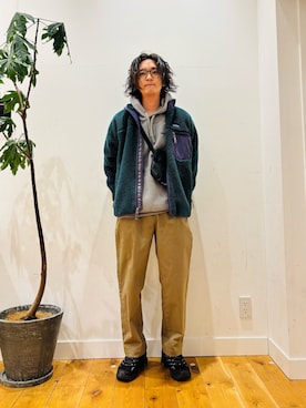 「アイテム（テーラードジャケット）」を使った、teeさん（メンズ・175cm）の秋コーディネート