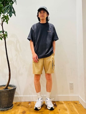 「NIKE（ナイキ）のアイテム」を使った、MATSUMOTOさん（メンズ・175cm）の夏コーディネート