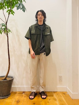 「グラミチ」｜MATSUMOTOさん（メンズ・175cm）の夏コーディネート