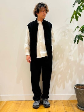 「アイテム（その他トップス）」を使った、teeさん（メンズ・175cm）の秋コーディネート
