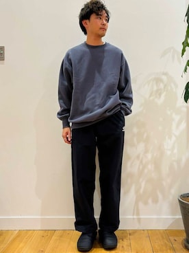 「URBAN RESEARCH（アーバンリサーチ）のアイテム（レッグウェア）」を使った、teeさん（メンズ・175cm）の秋コーディネート