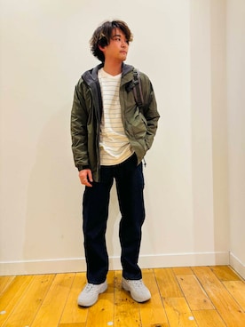 「URBAN RESEARCH DOORS（アーバンリサーチドアーズ）のURD 裏ボアナイロンブルゾン（ブルゾン）」を使った、takuさん（メンズ・175cm）の冬コーディネート