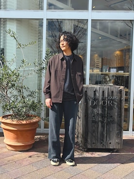 「URBAN RESEARCH Sonny Label（アーバンリサーチサニーレーベル）のアイテム（パンツ）」を使った、takuさん（メンズ・175cm）の春コーディネート