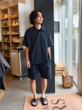 Wide Dad BREEZY TECH CARGO SHORTSを使った人気ファッション