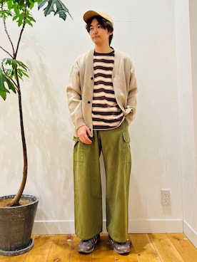 「Barbour」｜MATSUMOTOさん（メンズ・175cm）の春コーディネート