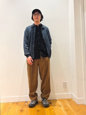 「アイテム（帽子）」を使った、takuさん（メンズ・175cm）の冬コーディネート